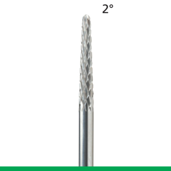 2° DEGREE CONE MILLING BUR COURSE -023 (1 Pc) – PDI Dental Direct